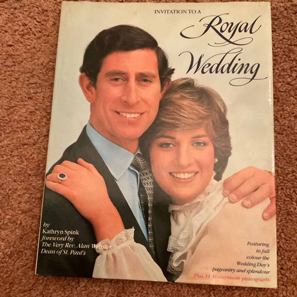 Invitation to a Royal Wedding book Diana and Charles
